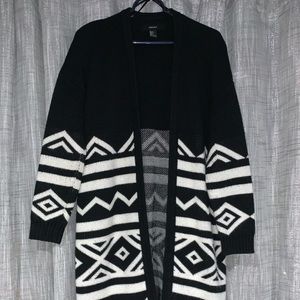 FOREVER 21 Aztec design Cardigan